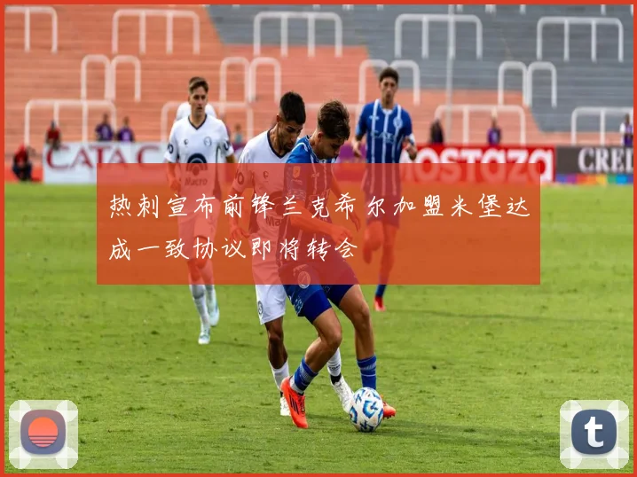 热刺宣布前锋兰克希尔加盟米堡达成一致协议即将转会